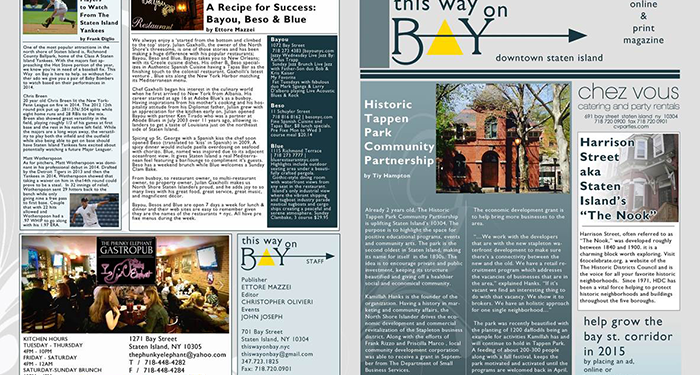 This Way on Bay Print