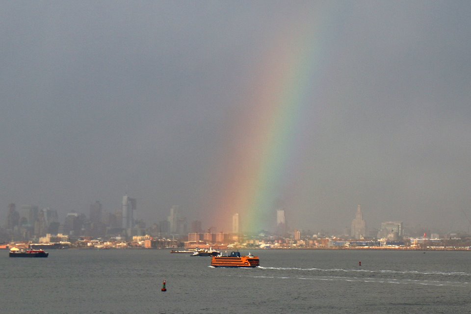 Don Arangio’s Viral Streak Continues with a Beautiful Ferry Rainbow