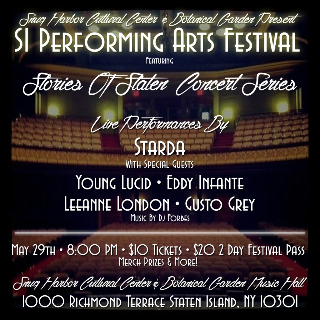 This Friday, Young Lucid, Starda, and More To Perform at SI Performing Arts Festival