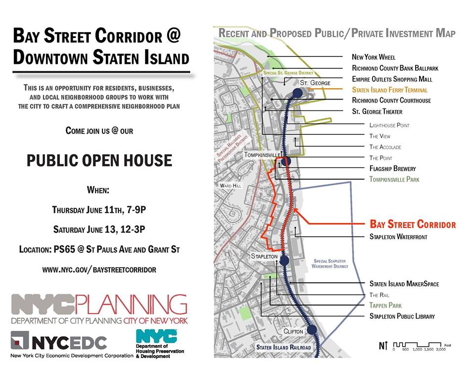 Event: Open House Re: The Development of The Bay Street Corridor