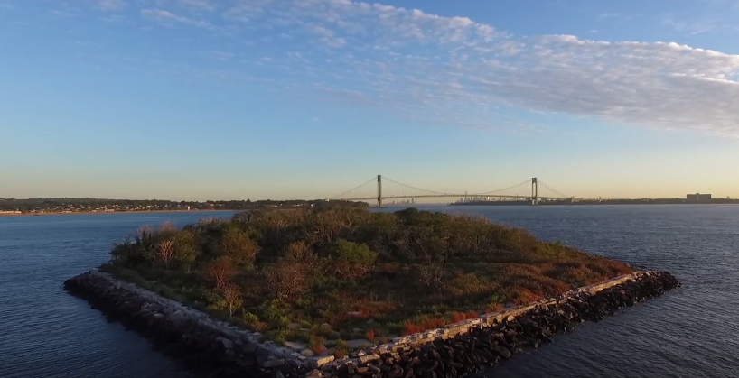 Johnny Drone Takes His DGI Phantom Over Staten Island’s Hoffman Island