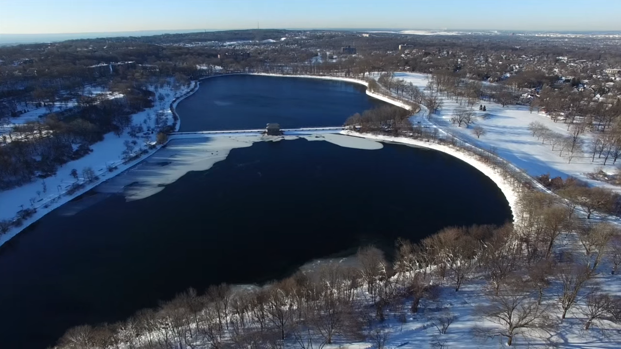 Watch: Drone Footage From Above Staten Island After Winter Storm Jonas
