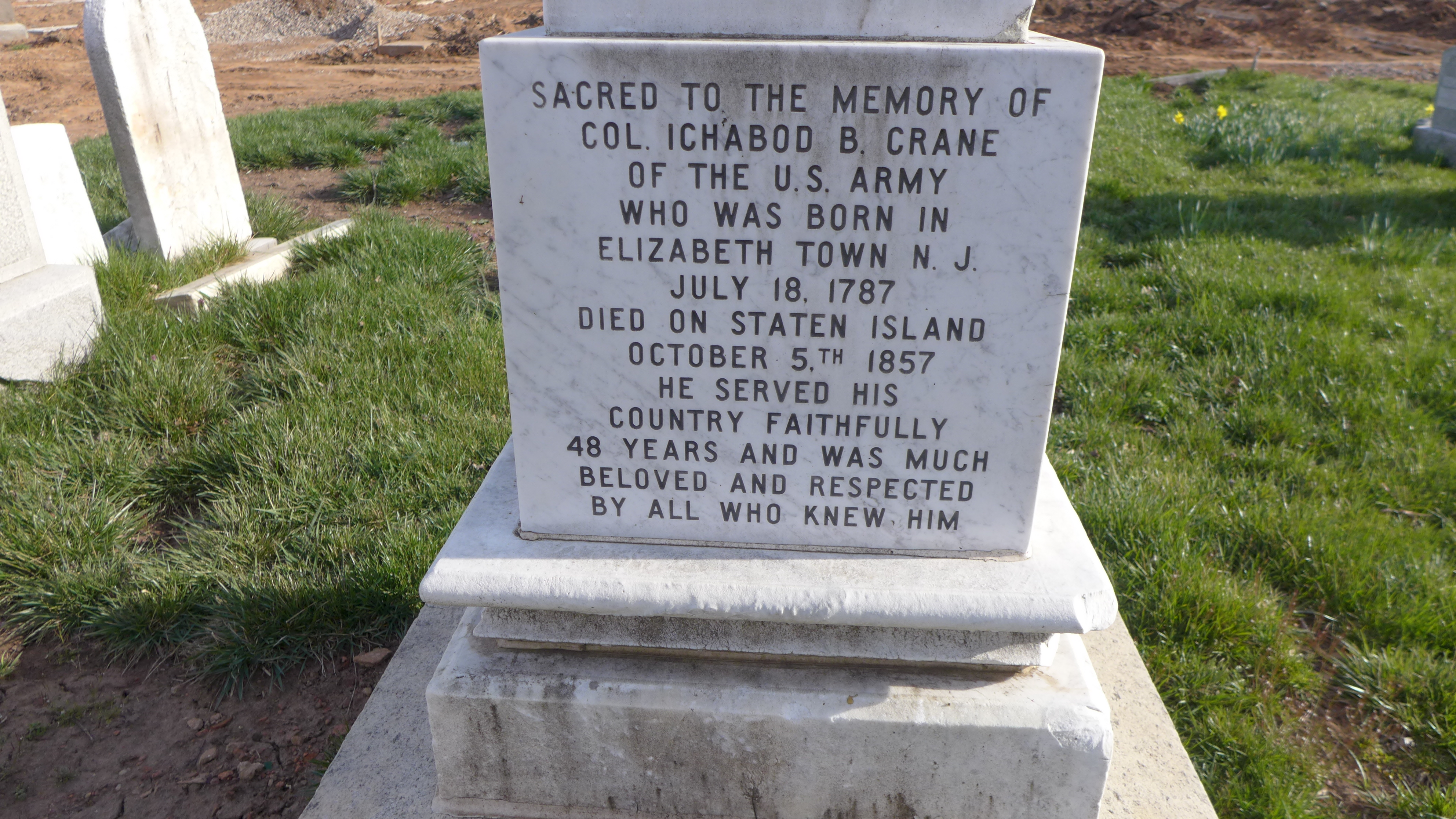 History on Bay: Did You Know Ichabod Crane Was Buried on Staten Island?