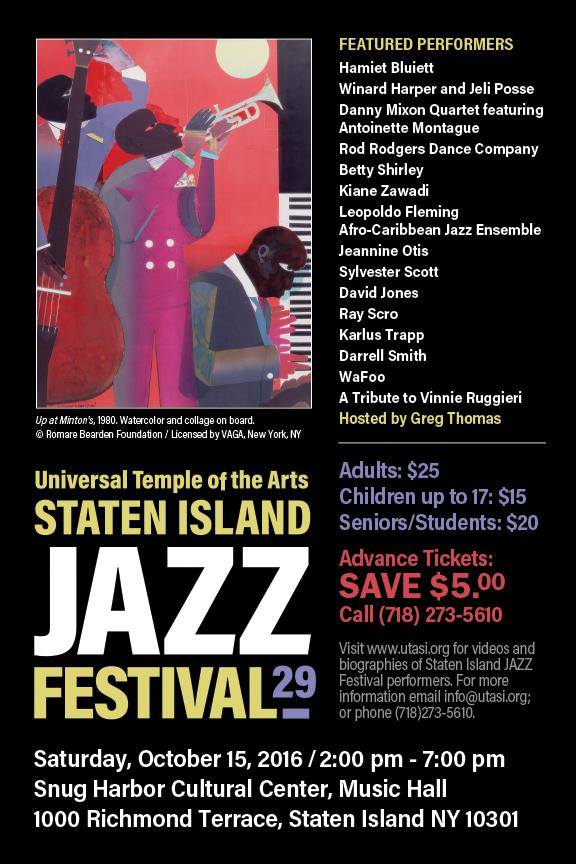 Staten Island Jazz Festival 2016