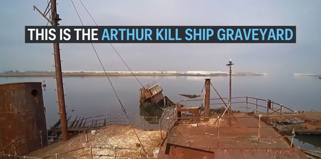Learn The History of the Arthur Kill Ship Graveyard In This Video by Tech Insider