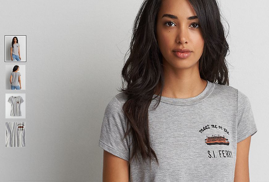 American Eagle Outfitters Pays Homage to Staten Island with Ferry-Themed T-Shirt