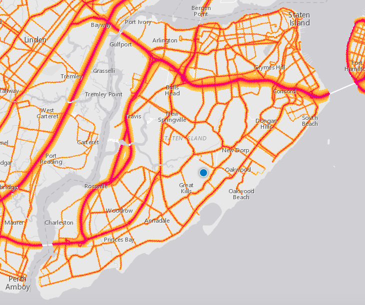 This Interactive Map Measures The Amount Of Noise On Staten Island