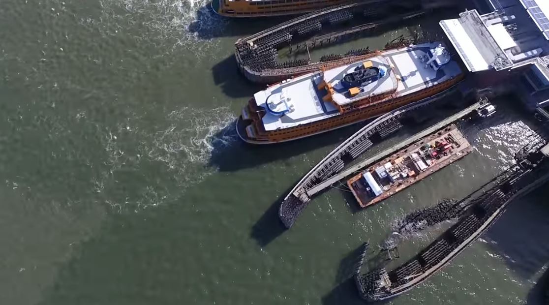 DRONE VIDEO: The St. George Ferry Terminal From Above