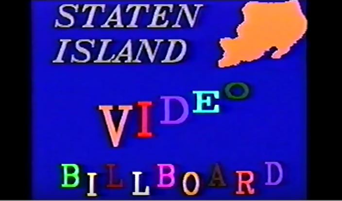 Blast From The Past: Staten Island Video Billboard From 1992