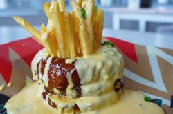 French Fries in Melted Cheese from Clinton Hall